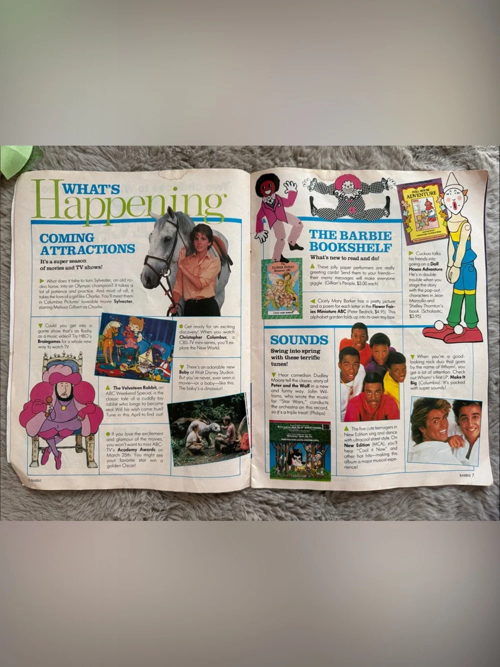 Vintage barbie magazine | spring 1985 issue | barbie in New York